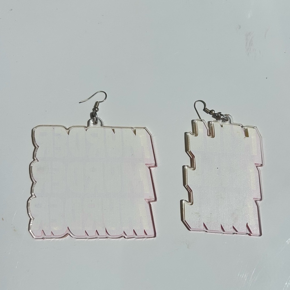 "Sorry to Bother You" Statement Earrings - Picture 2 of 4